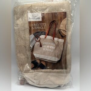 DIY Tote Bag & Bangle Project All Included Kit All Materials